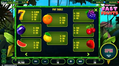 Fast Fruits Popok Gaming Betano